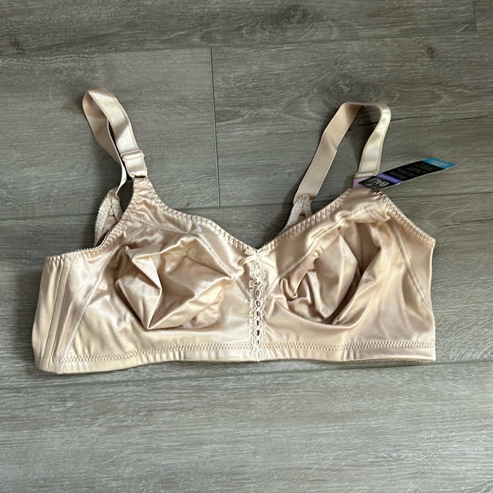 Bali Classic Support Cool Comfort Fabric 44D Wireless Nude NWT